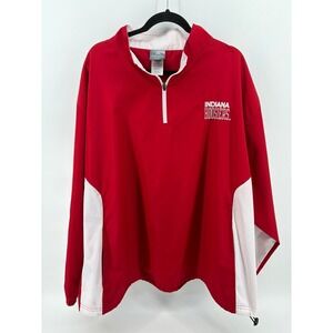 Indiana Hoosier Knight Apparel Collegiate Windbreaker/Jacket, Men's 2X, Pre-Own